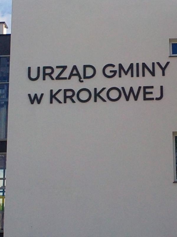 litery przestrzenne z montażem ug krokowa